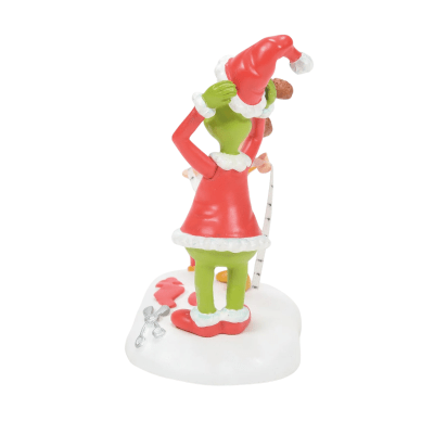 Department 56 | The Grinch™ - Being Fitted for a Santy Suit Figurine