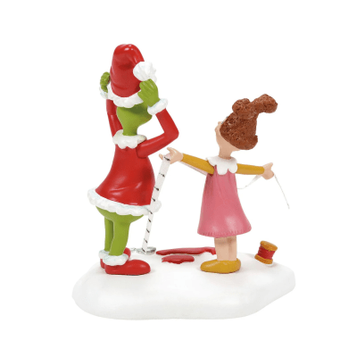 Department 56 | The Grinch™ - Being Fitted for a Santy Suit Figurine