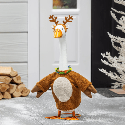 Giddy the Goose | Porch Goose Outfit, Reindeer