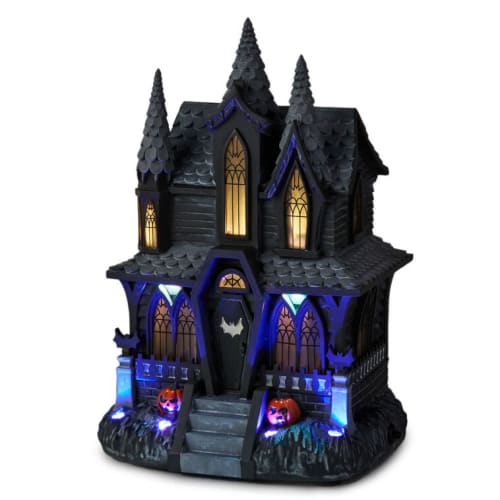 Hauntsville Collection Vampire Manor Tabletop Decoration With Light and Sound