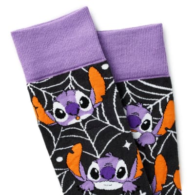 Disney Stitch Spider Web Novelty Crew Socks