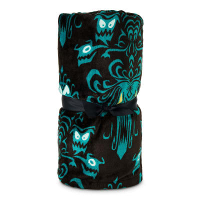 Disney The Haunted Mansion Glow-in-the-Dark Two-Sided Throw Blanket, 50x60