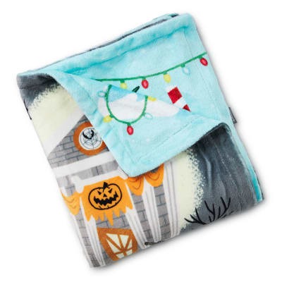 Disney Tim Burton's The Nightmare Before Christmas Two-Sided Throw Blanket, 50x60