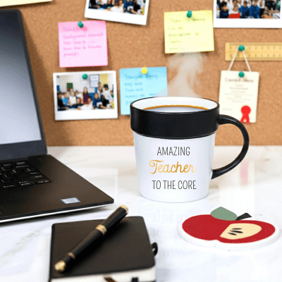 Amazing Teacher Mug & Coaster Set