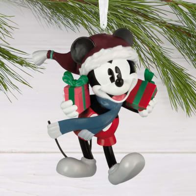 Disney Mickey Mouse With Presents Hallmark Ornament
