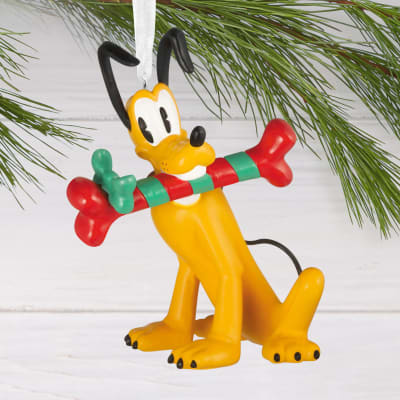 Disney Pluto With Dog Bone Hallmark Ornament