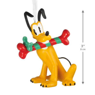 Disney Pluto With Dog Bone Hallmark Ornament