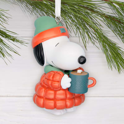 Peanuts® Snoopy With Hot Cocoa Hallmark Ornament