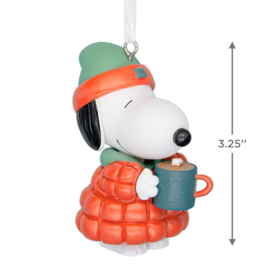 Peanuts® Snoopy With Hot Cocoa Hallmark Ornament