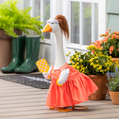 Giddy the Goose | Porch Goose Outfit, Pickle Ball Player