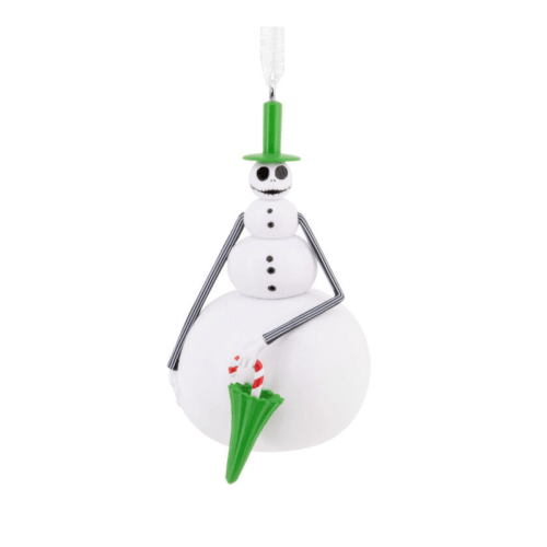 Disney Tim Burton's The Nightmare Before Christmas Snowman Jack Skellington Hallmark Ornament
