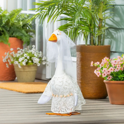 Giddy the Goose | Porch Goose Outfit, Bride