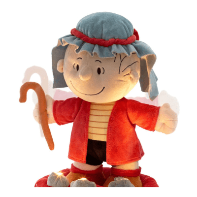 Peanuts® Linus in Shepherd Costume Plush With Sound, Motion and Light