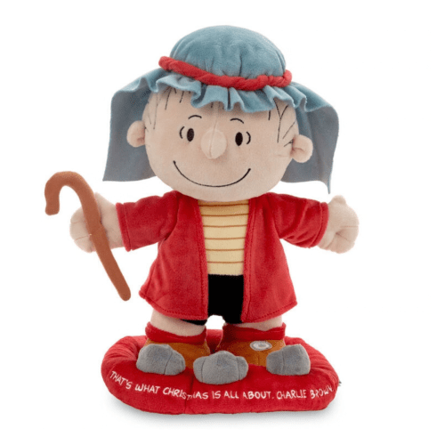 Peanuts® Linus in Shepherd Costume Plush With Sound, Motion and Light