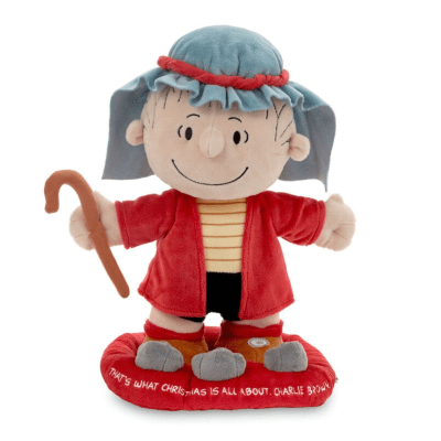 Peanuts® Linus in Shepherd Costume Plush With Sound, Motion and Light