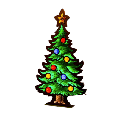 Infinity | Christmas Tree With Star Standing Light