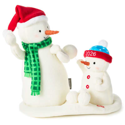 Snowball Fight! Musical Snowmen Plush With Motion, 10