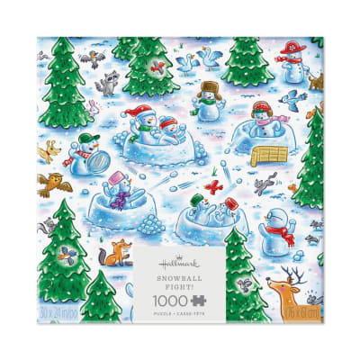 Snowball Fight! 1000-Piece Jigsaw Puzzle