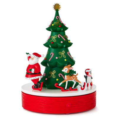 Skating Around the Tree Musical Tabletop Decoration With Motion, 9