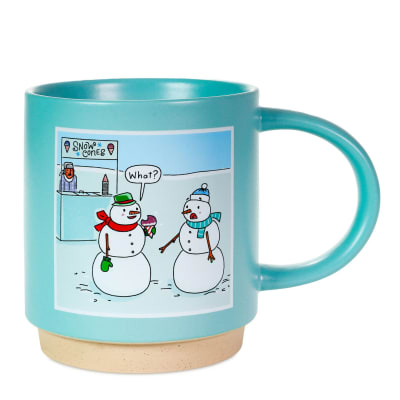 Snow Cone Snowmen Funny Mug, 16 oz.
