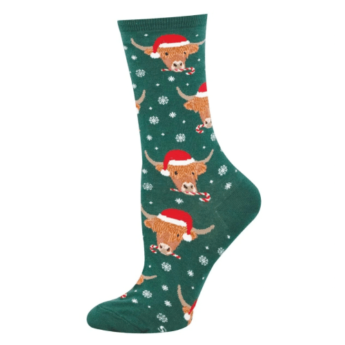 Socksmith Women's 'Highland Holidays' Green Socks