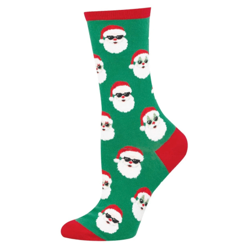 Socksmith Women's 'Santa Shades' Green Socks