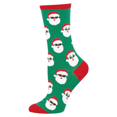 Socksmith Women's 'Santa Shades' Green Socks