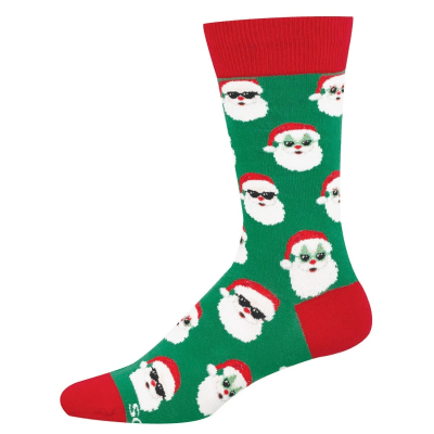 Socksmith Men's 'Santa Shades' Green Socks