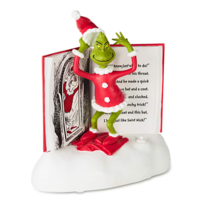 Dr. Seuss's How the Grinch Stole Christmas!™ Grinchy Trick Storybook Figurine With Sound