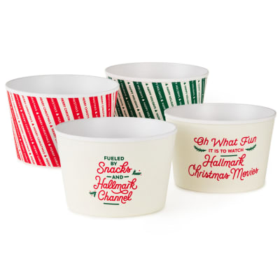 Hallmark Channel Movies Snack Bowls, Set of 4