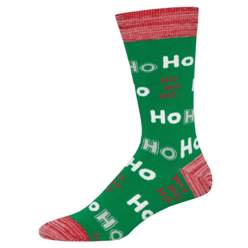 Socksmith Men's 'Ho Ho Ho' Green Socks
