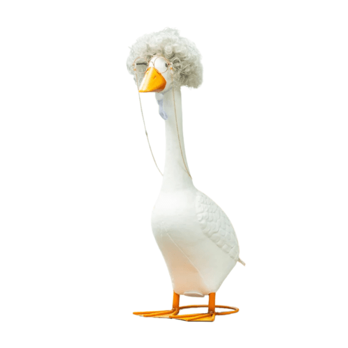 Giddy the Goose | Porch Goose Accessory Set, Silver Fashion