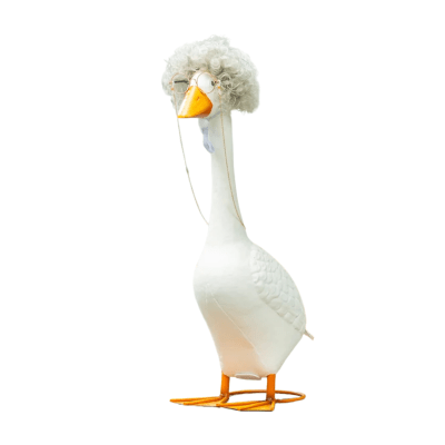Giddy the Goose | Porch Goose Accessory Set, Silver Fashion