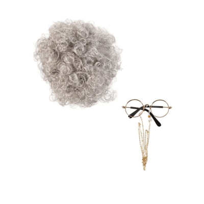 Giddy the Goose | Porch Goose Accessory Set, Silver Fashion