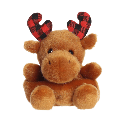 Palm Pals™ Clove Plaid Moose™ Plush