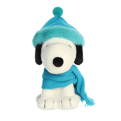 Aurora® Peanuts® Winter Scarf Snoopy Plush