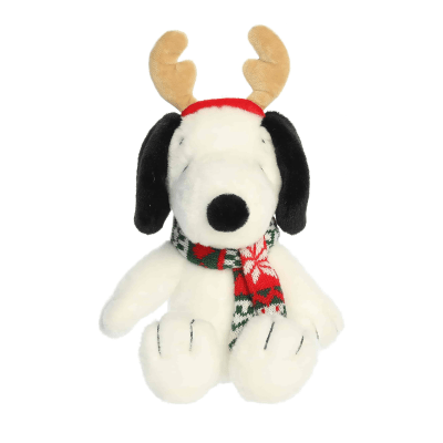 Aurora® Peanuts® Reindeer Snoopy Plush