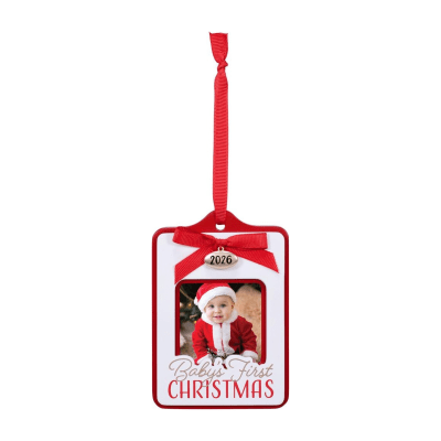 Malden Baby's First Christmas 2026 Picture Frame Ornament