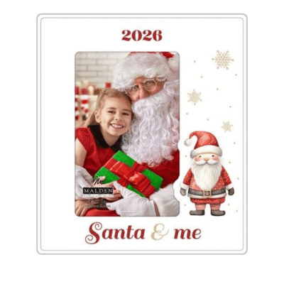Malden Santa and Me 2026 Ceramic Picture Frame