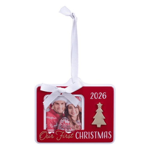 Malden Our First Christmas 2026 Picture Frame Ornament