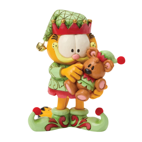 Jim Shore | Garfield and Pooky in Elf Costume Figurine