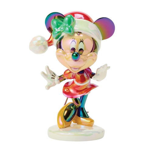 Disney Minnie Mouse Iridescent Holiday Figurine