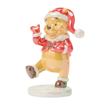 Disney Winnie The Pooh Iridescent Holiday Figurine