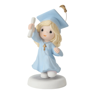 Precious Moments | The Lord Bless You & Keep You Blonde Girl Graduation Figurine