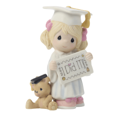 Precious Moments | I Did It! Blonde Girl Graduation Figurine