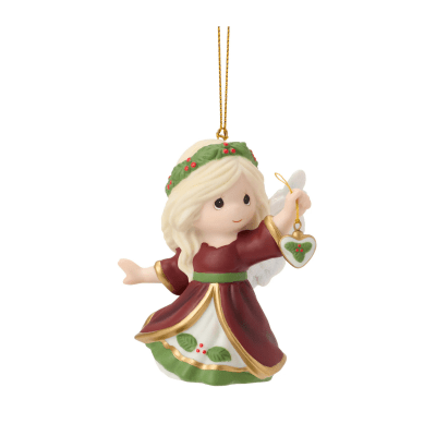 Precious Moments | Heartfelt Christmas Wishes Annual Angel Ornament