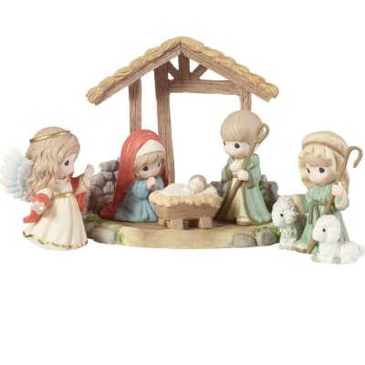 Precious Moments | A Child Is Born Nativity Figurines, 6-Piece Set