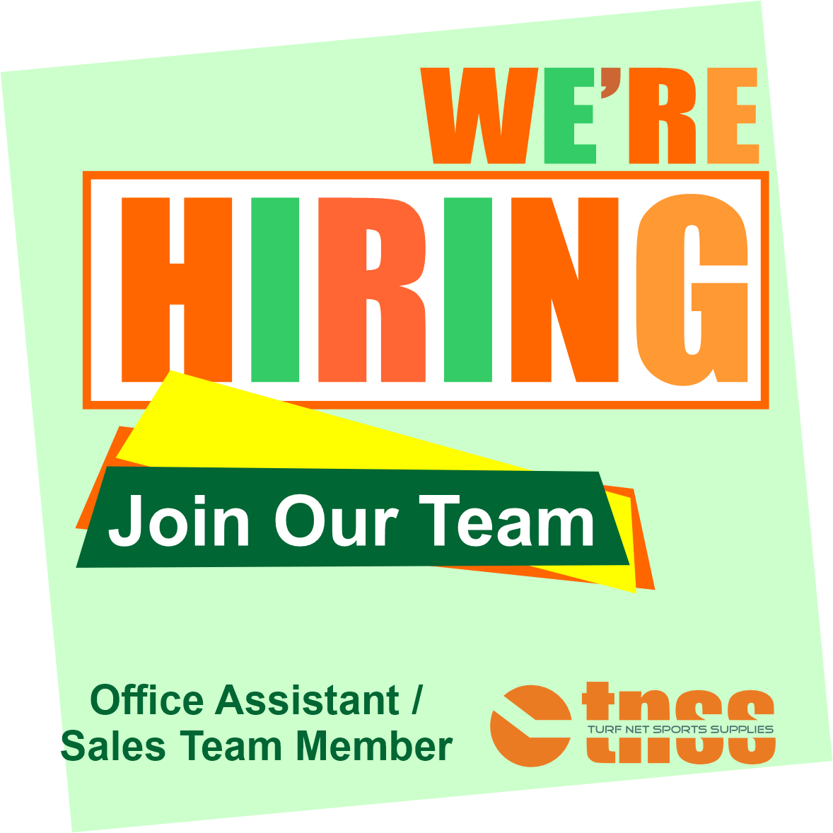 Careers Turf Net Sports Supplies