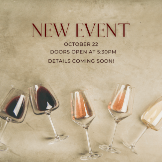 NEW EVENT |  OCTOBER 22