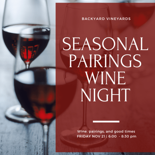SEASONAL PAIRINGS | NOV 21